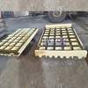 Trío CT3648 Accesorios de Jaw Crusher Placa de mandíbula fija y móvil